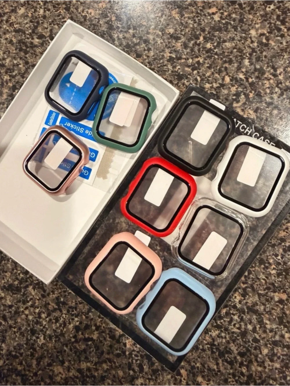 Apple Watch Series 6 40mm with 9 Screen Protective Cases and Charging Cord